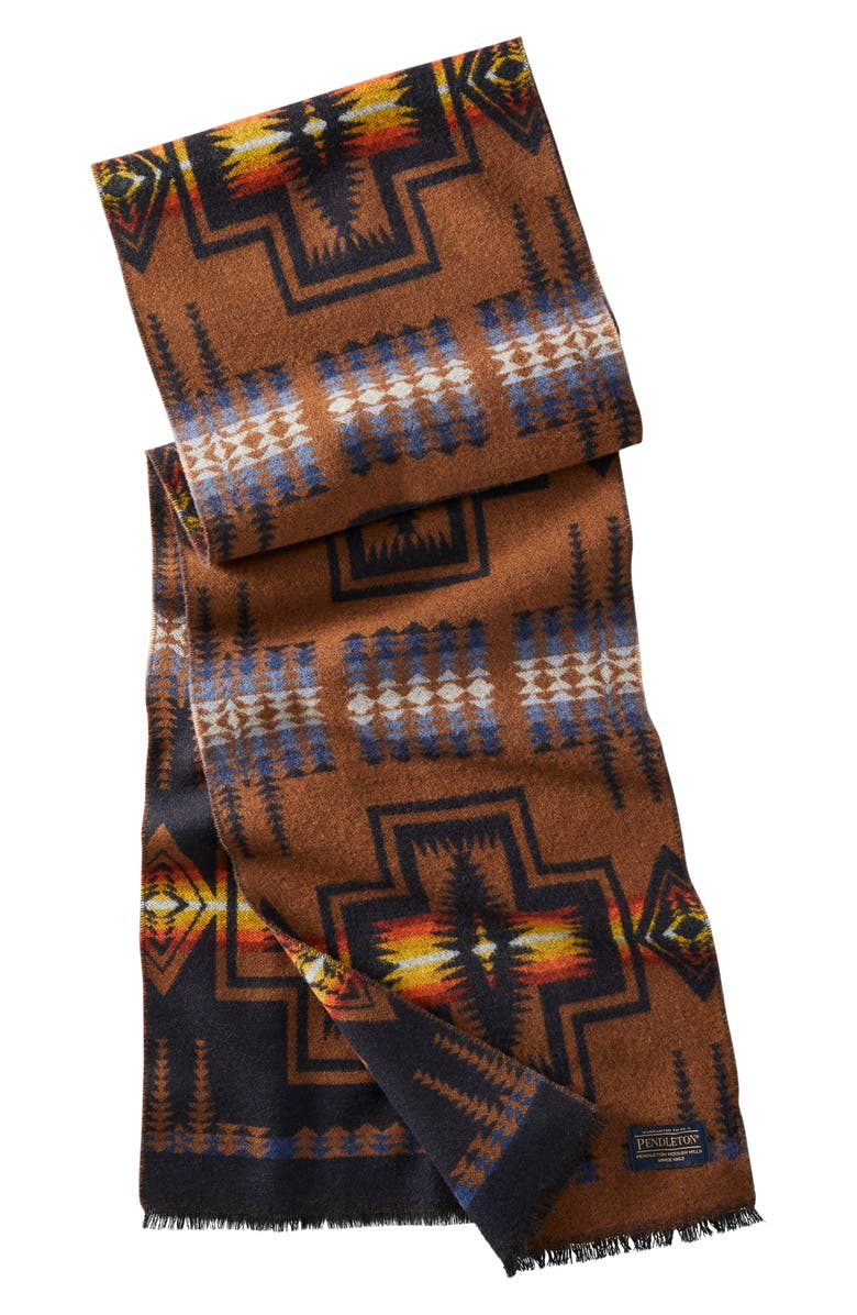 Pendleton Jacquard Wool Scarf, Main, color, 