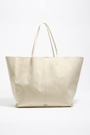 Bimba y Lola Leather Maxi Shopper Bag SS26