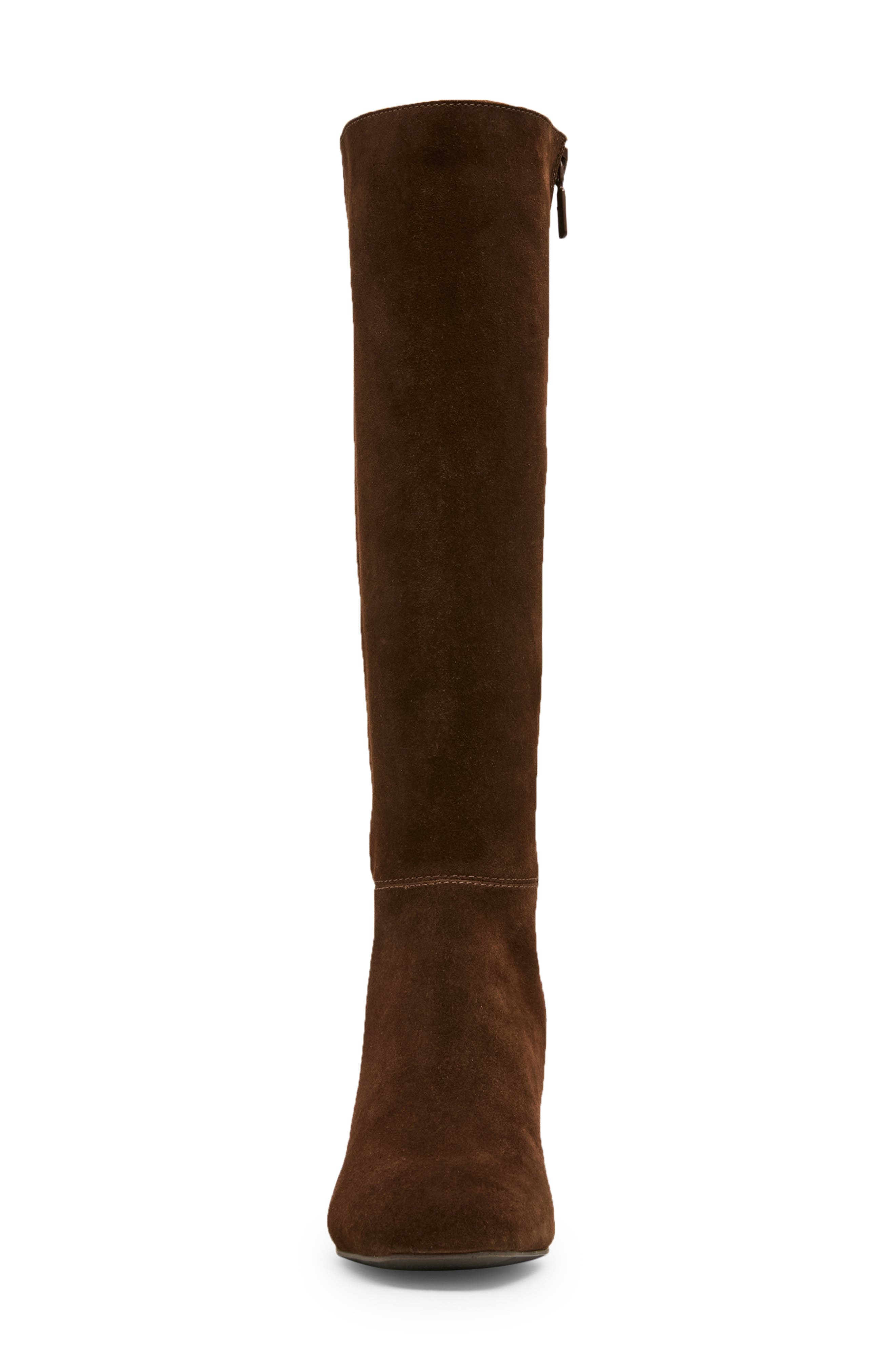 Alexis Waterproof Knee High Boot, Alternate, color, CHOCOLATE SUEDE