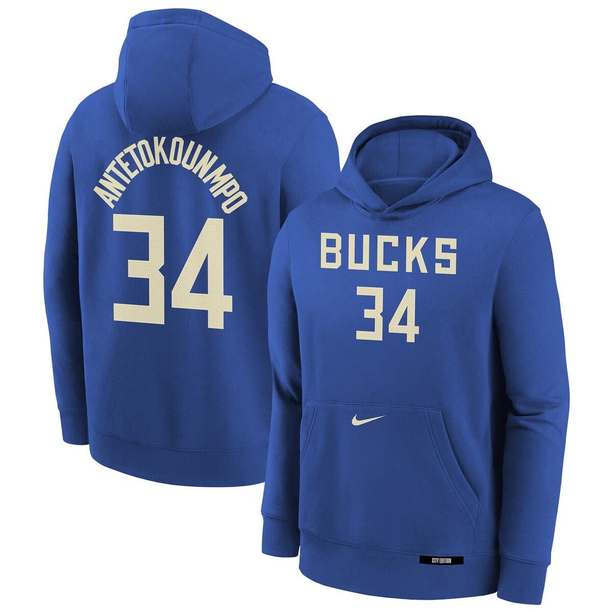 Nike Youth Nike Giannis Antetokounmpo Royal Milwaukee Bucks 2024