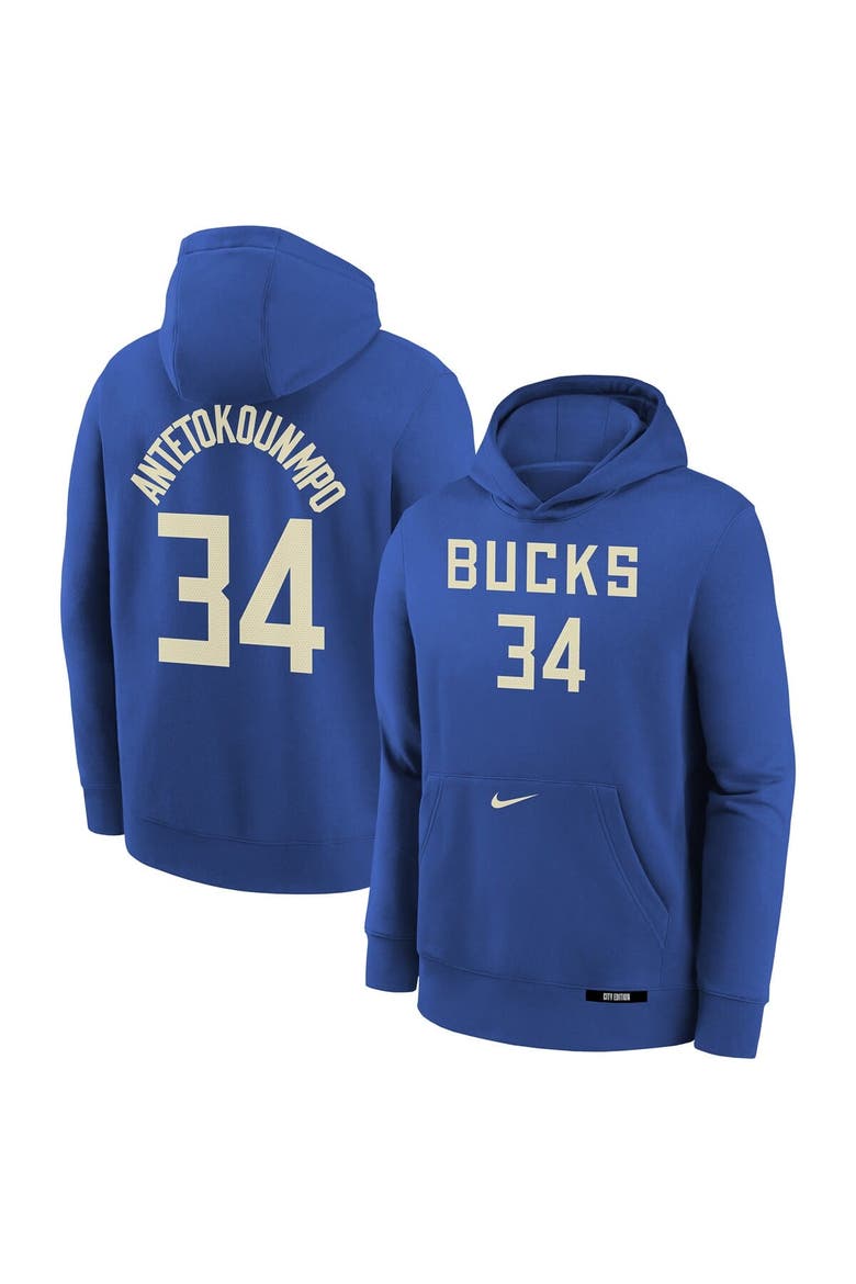 Nike Youth Nike Giannis Antetokounmpo Royal Milwaukee Bucks 2024