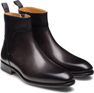 Magnanni Malbec Plain Toe Zip Boot