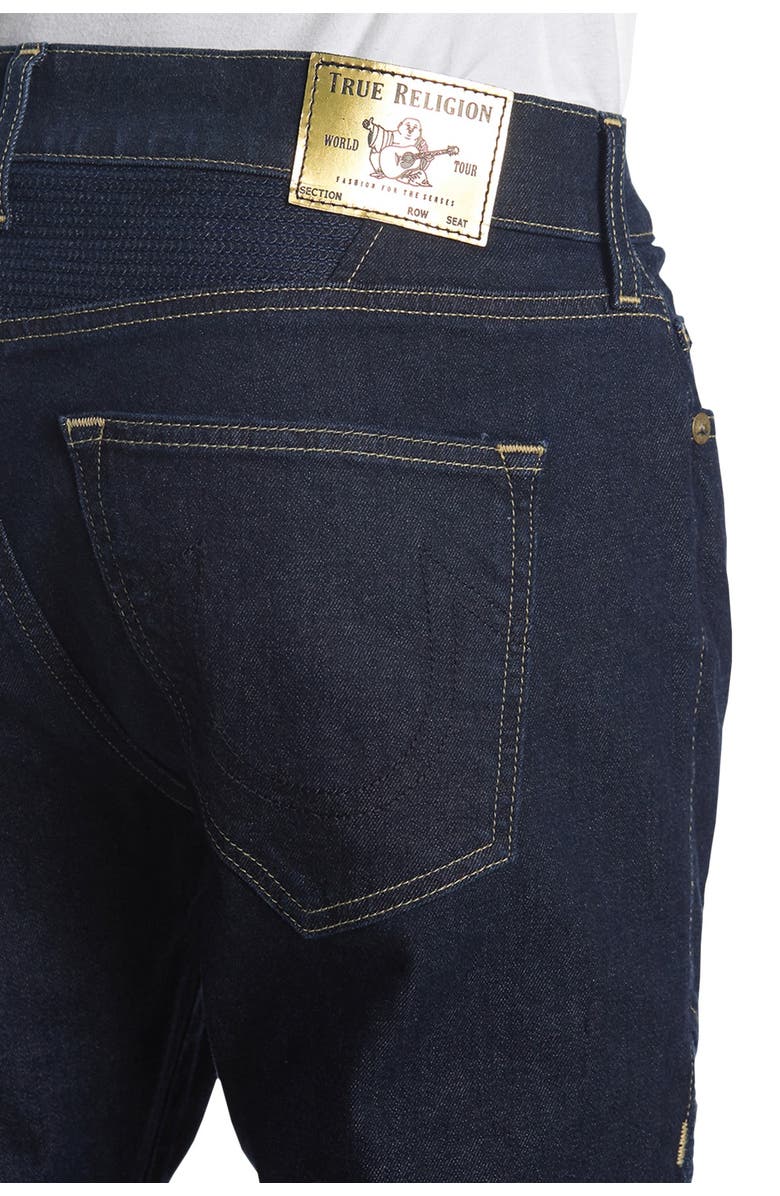 True Religion Brand Jeans Rocco Moto Jeans, Alternate, color, 