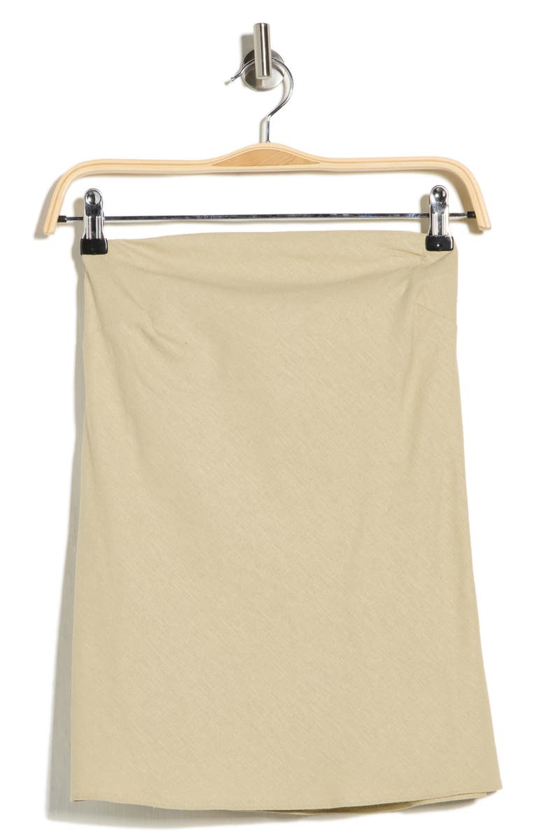 Topshop Cotton Longline Bandeau Top, Alternate, color, 