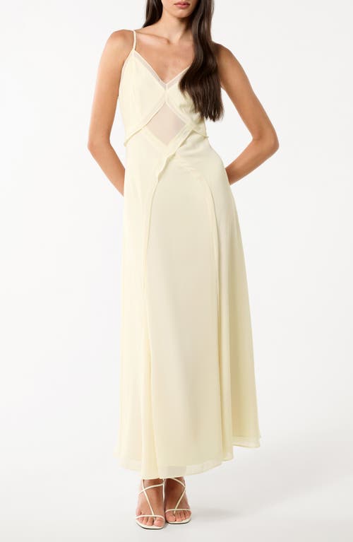 Ever New Floria Crisscross Midi Slipdress In Buttercream