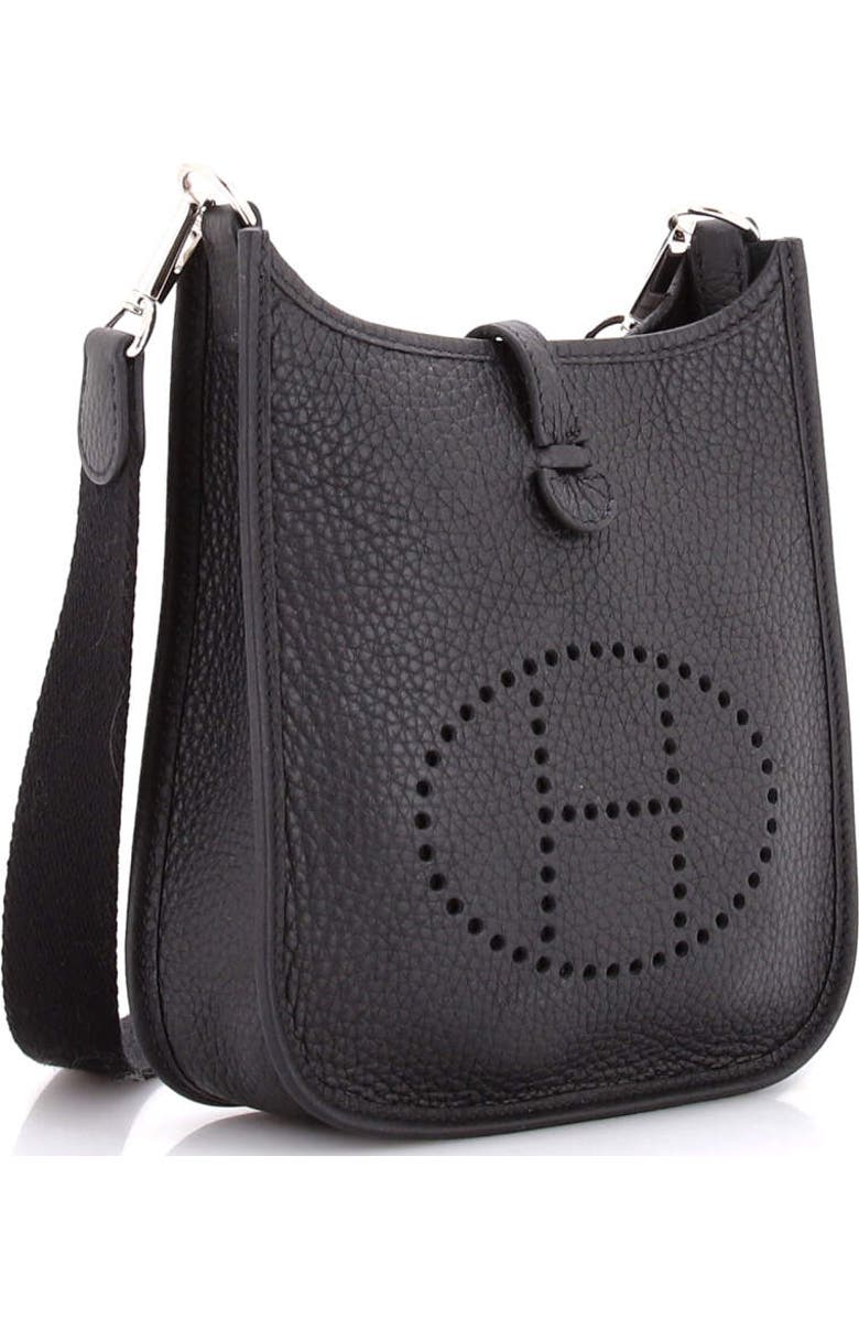 Pre-Owned Hermes Evelyne Bag Gen III Clemence TPM, Alternate, color, Noir