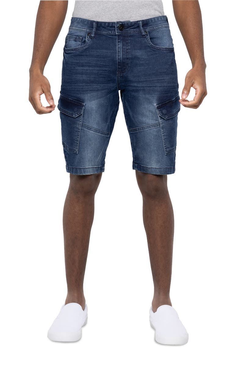 XRAY Denim Cargo Shorts, Main, color,
