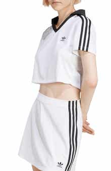 adidas Originals Adicolor Jacquard Crop Soccer Polo