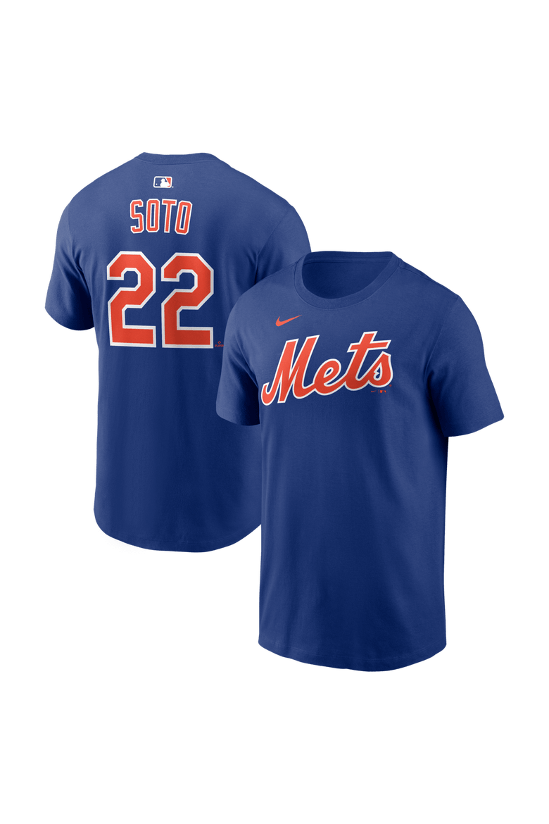 Men's Nike Juan Soto Royal New York Mets Name & Number T-Shirt, Main, color, Royal