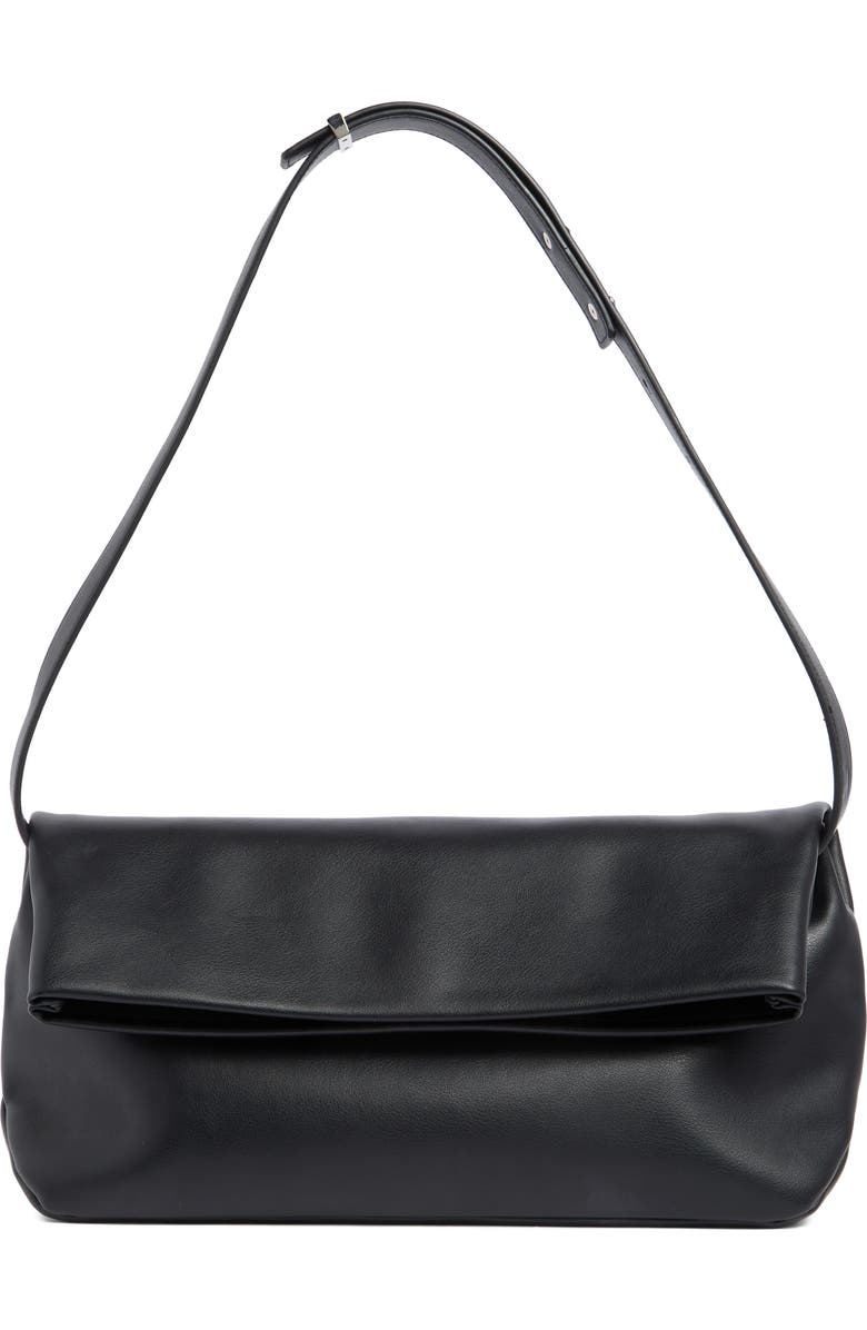 BCBG Funnel Flap Shoulder Bag, Main, color,
