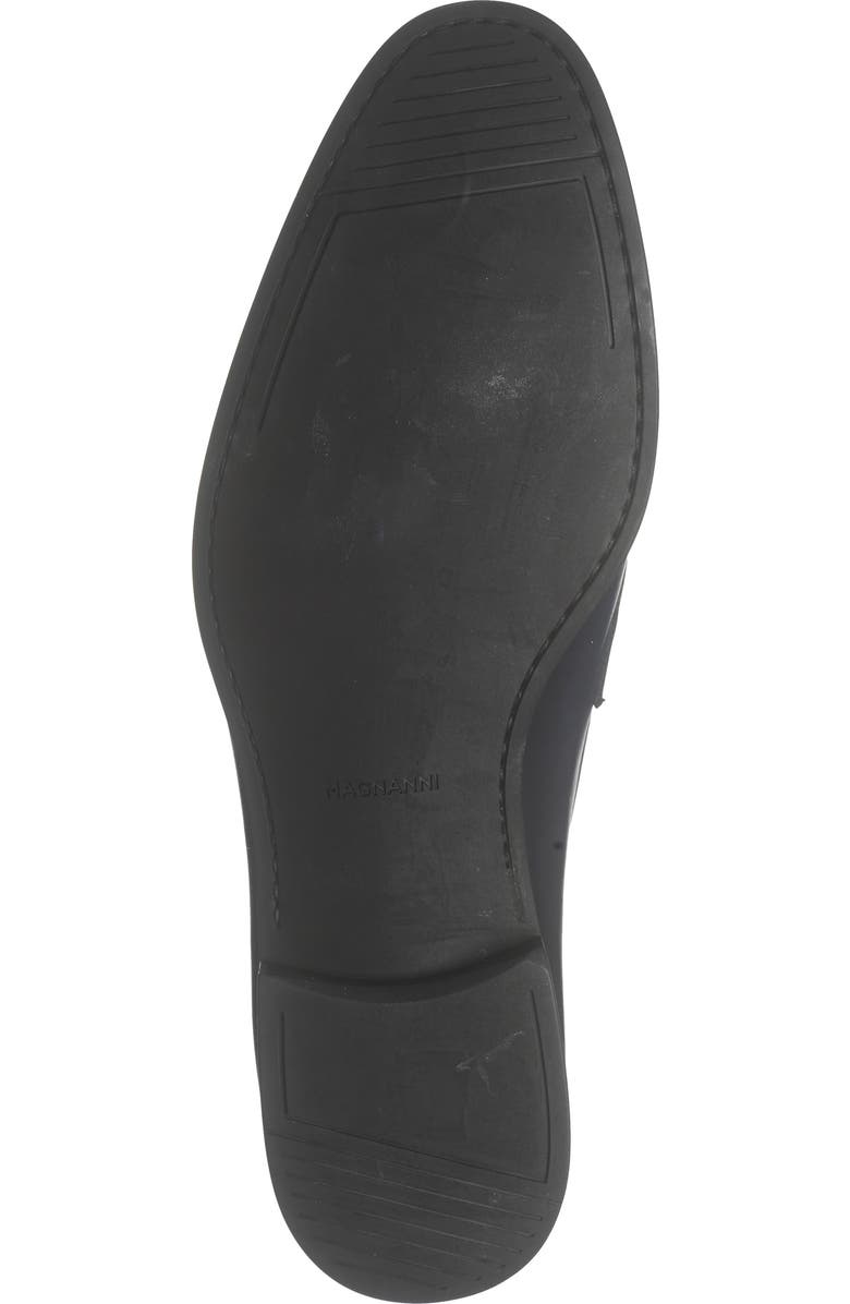 Magnanni Apron Toe Penny Loafer, Alternate, color, Navy