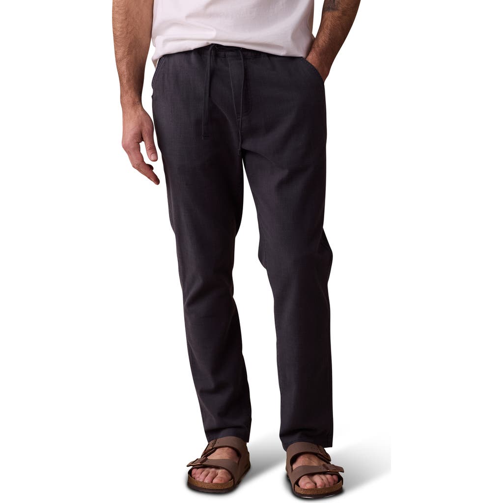 The Normal Brand Texstretch Summer Drawstring Stretch Cotton Pants In Storm