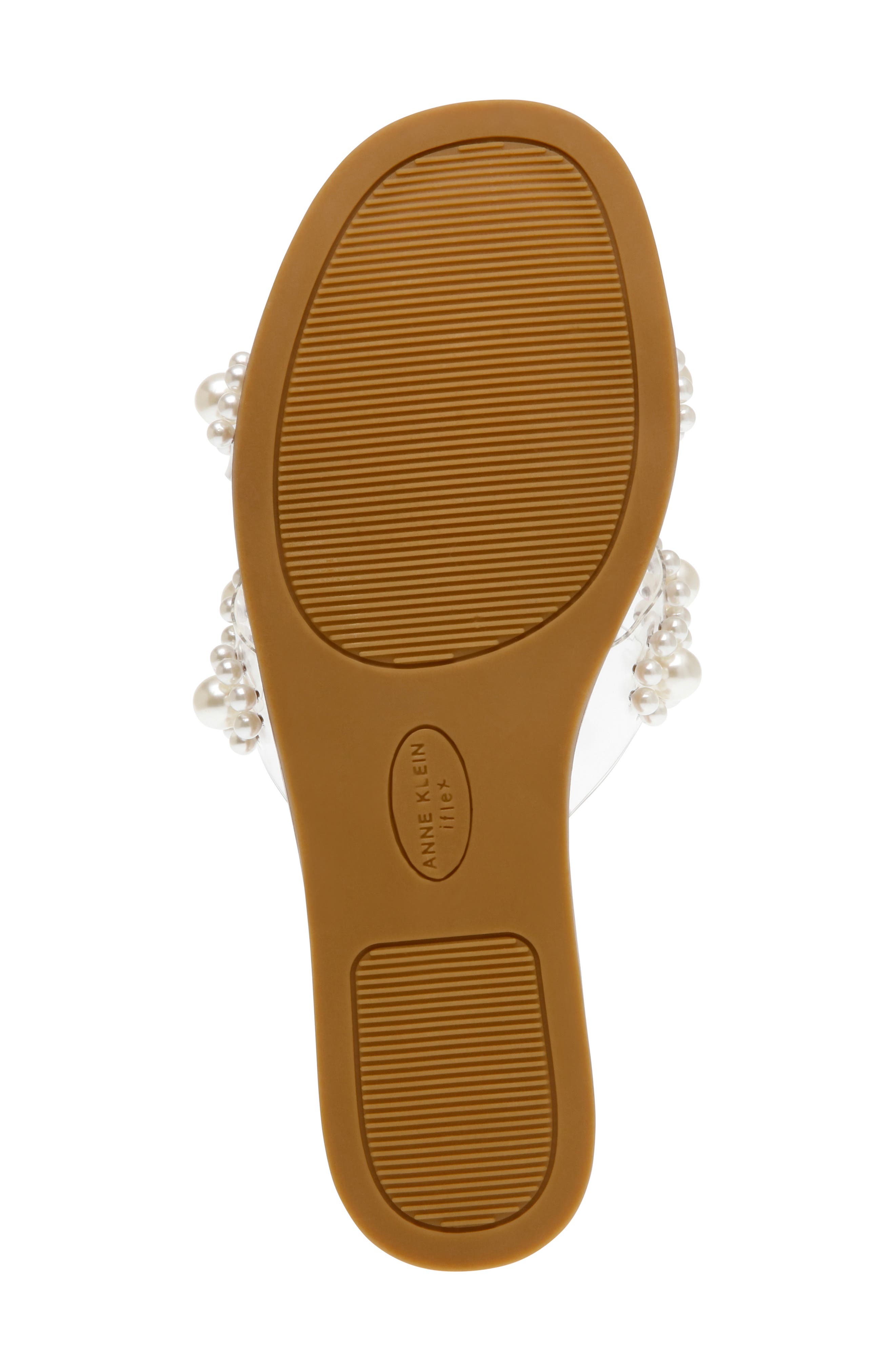 Anne Klein Bevvy Wedge Sandal, Alternate, color, Clear Vinyl/ Cork