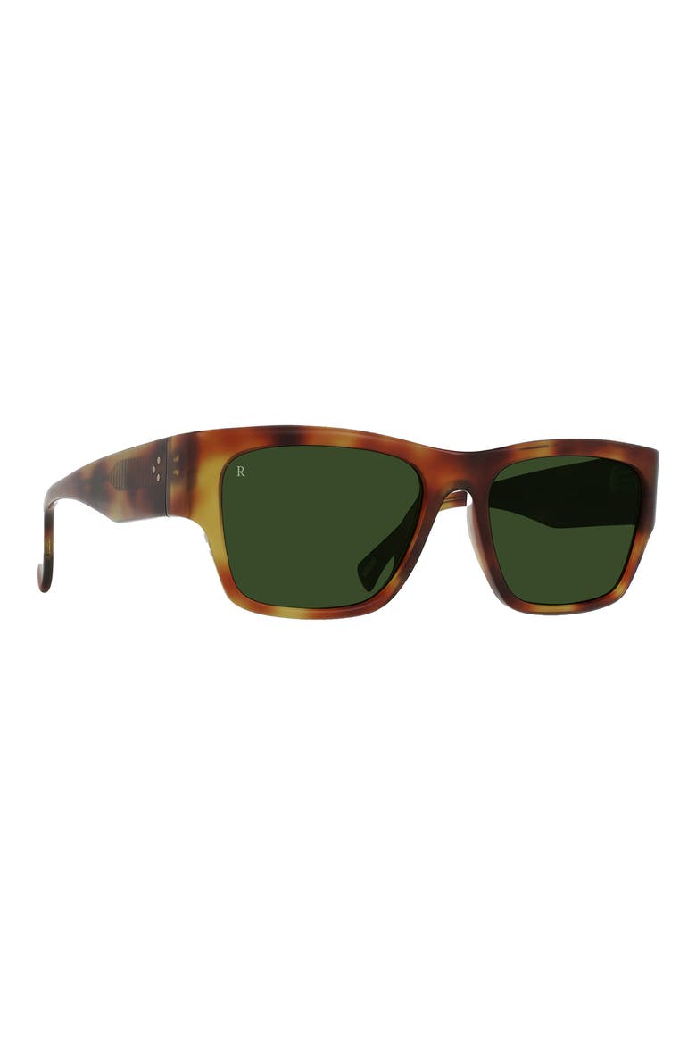 Rufio 55mm Rectangular Sunglasses, Alternate, color, SPLIT FINISH MOAB TORTOISE