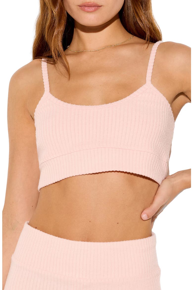 Gia Rib Bralette, Main, color, BLUSH PINK