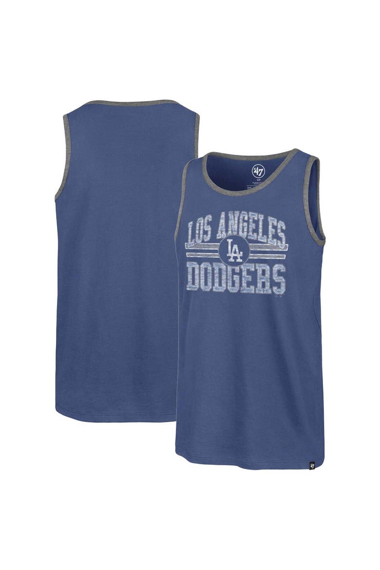 Men's '47 Royal Los Angeles Dodgers Winger Franklin Tank Top, Main, color, Royal