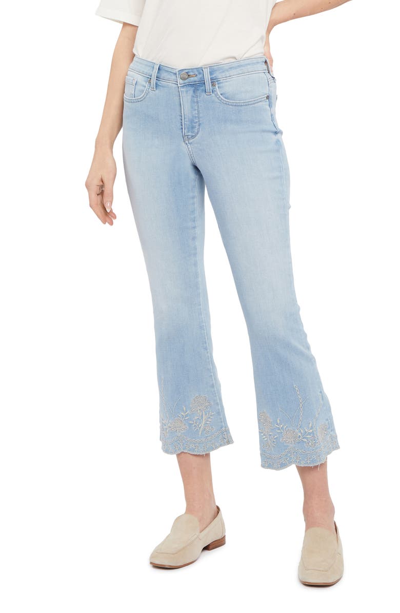 NYDJ Fiona Slim Flare Ankle Jeans, Main, color, 