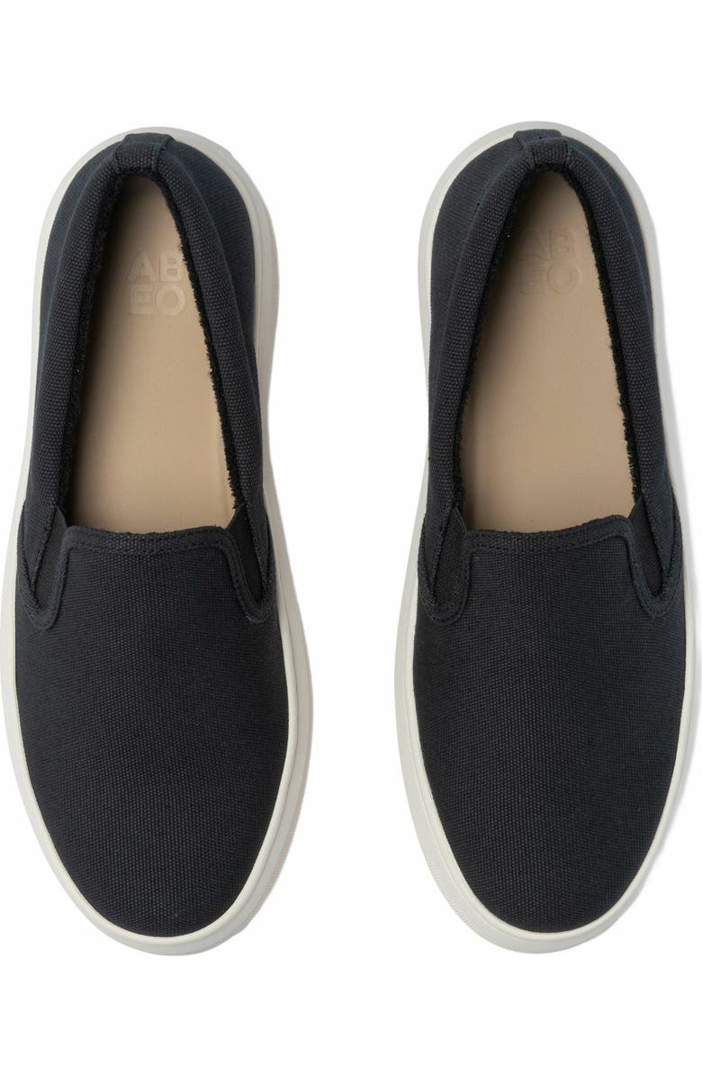 ABEO Jumpstreet Slip On Sneaker, Alternate, color, Black Canvas - Metatarsal