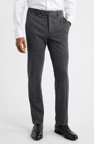 Zanella Parker Flat Front Wool Dress Pants