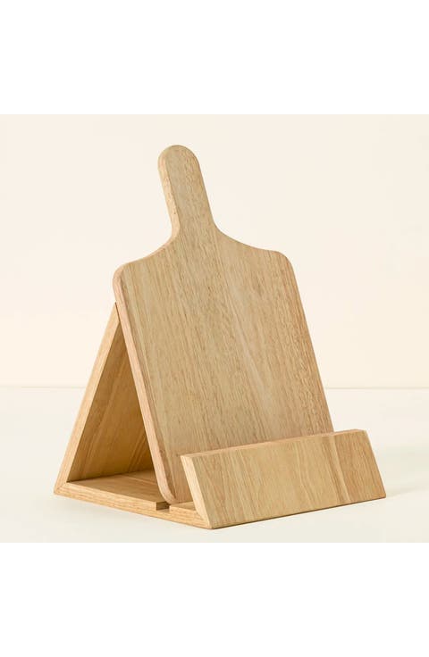Cutting Board & Cookbook Stand by Karmic Creations