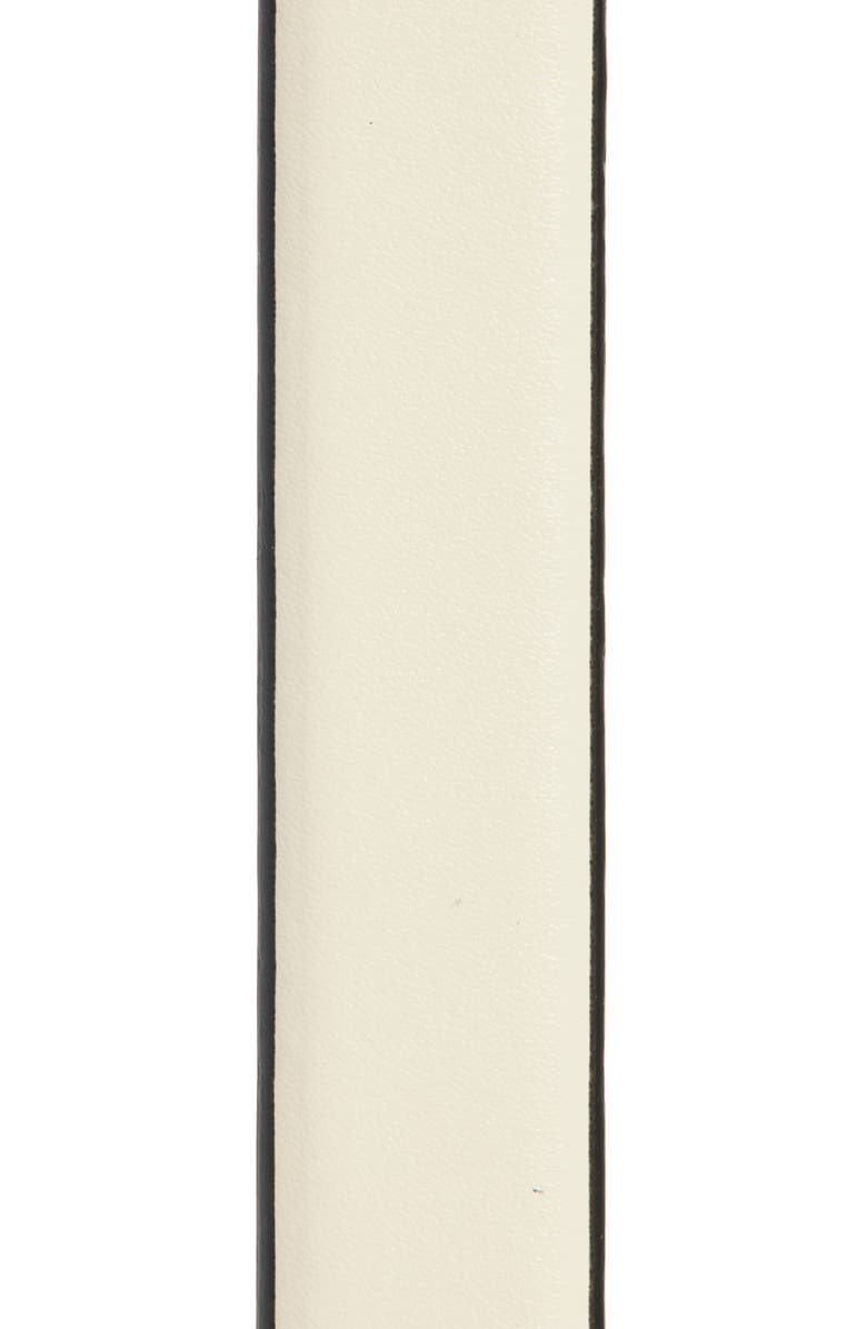 VALENTINO BY MARIO VALENTINO Baby Bombe VLOGO Leather Belt, Alternate, color, Milk