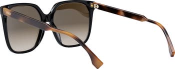 The Fendi Fine 59mm Geometric Sunglasses