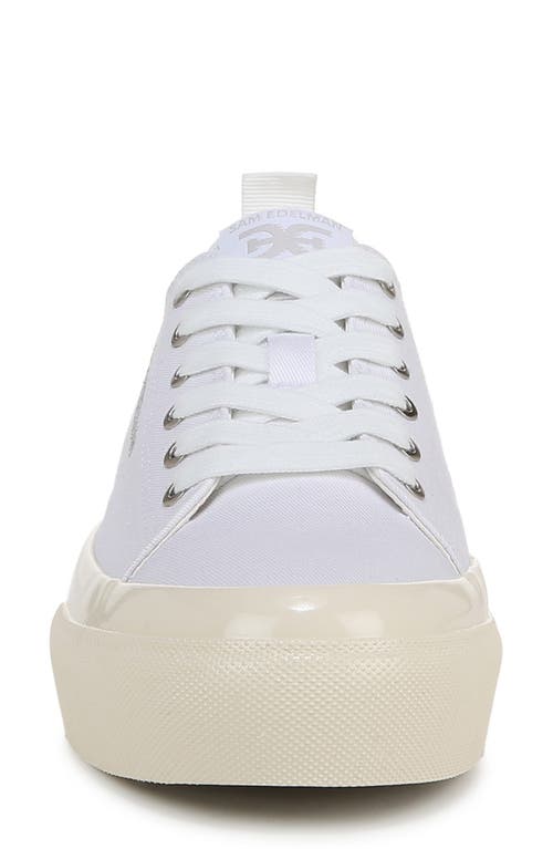 Sam Edelman Sonia Platform Sneaker In White/ice Grey