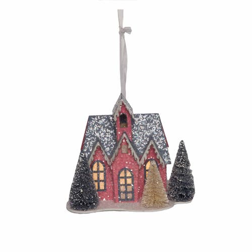 Carol & Frank Boho Christmas Houses Ornament Set Of 3 In Multi