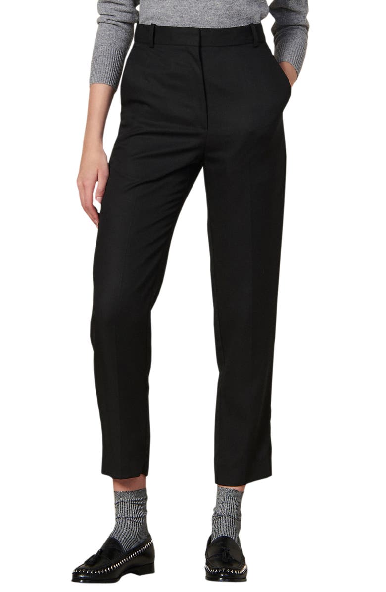 SANDRO Lassy Crop Pants, Main, color, 