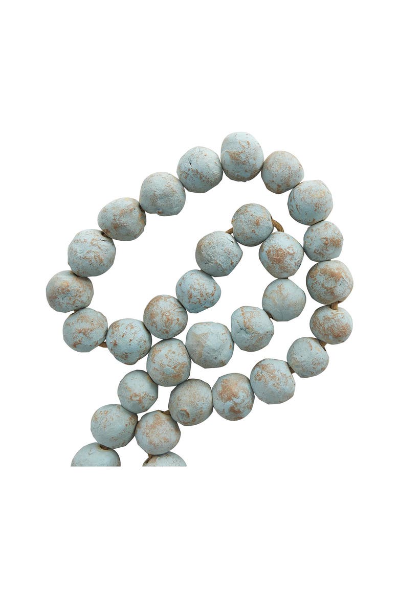Ceramic & Tassel Garland, Alternate, color, TEAL