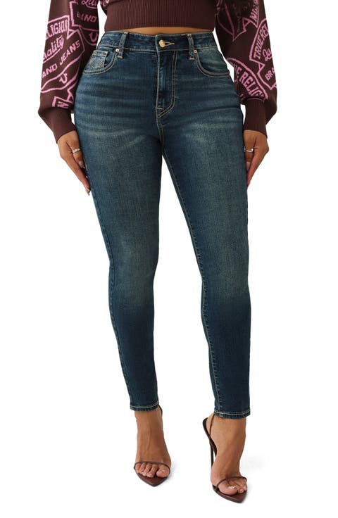 Halle Skinny Jeans (Medium Amber Nights Wash)