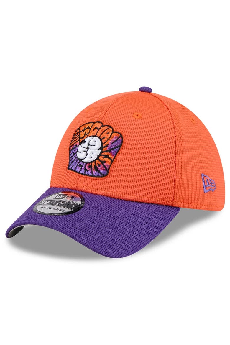 Men's New Era  Orange/Purple San Francisco Giants 2025 City Connect Batting Practice 39THIRTY Flex Hat, Main, color, Orange