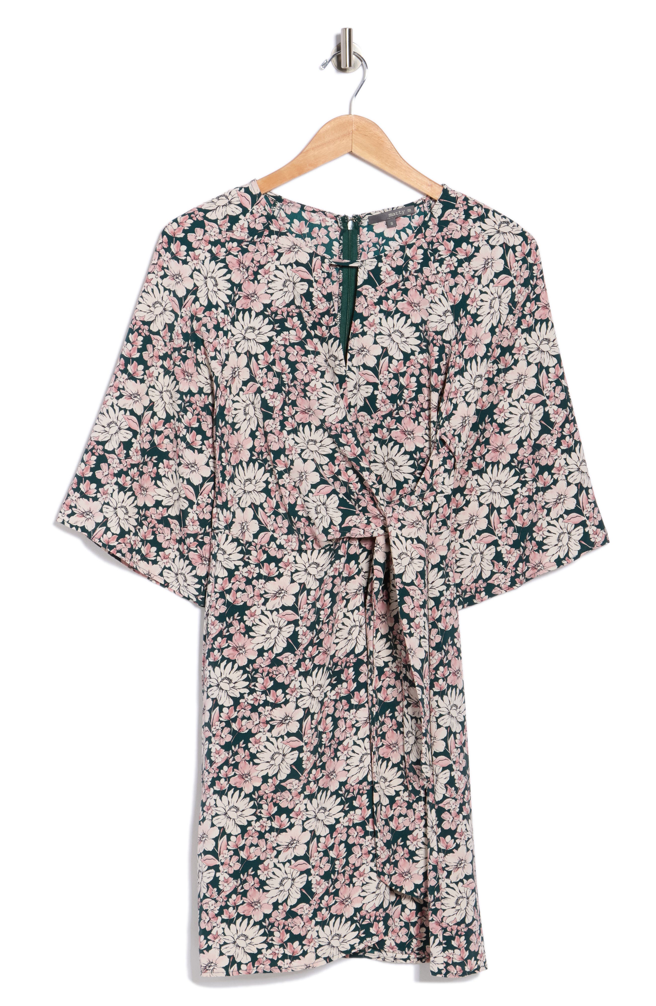 matty m. Raglan Sleeve Midi Dress