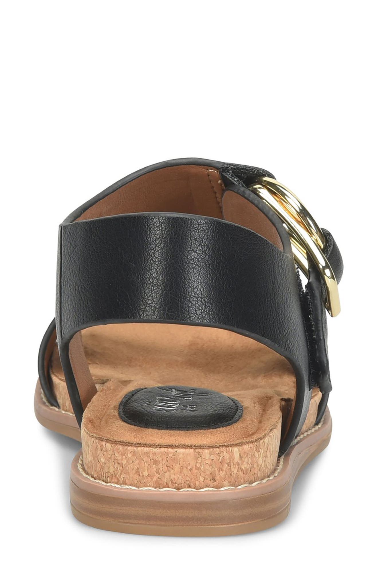 EUROSOFT Emmalyn Sandal, Alternate, color, Black