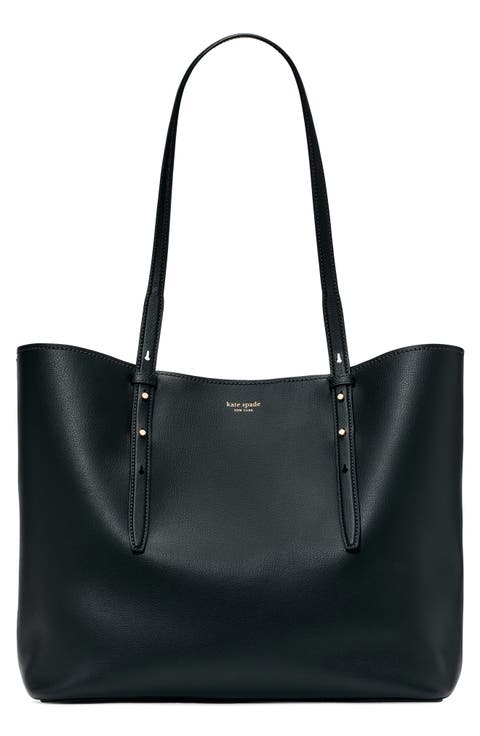 do it all fine grain leather tote