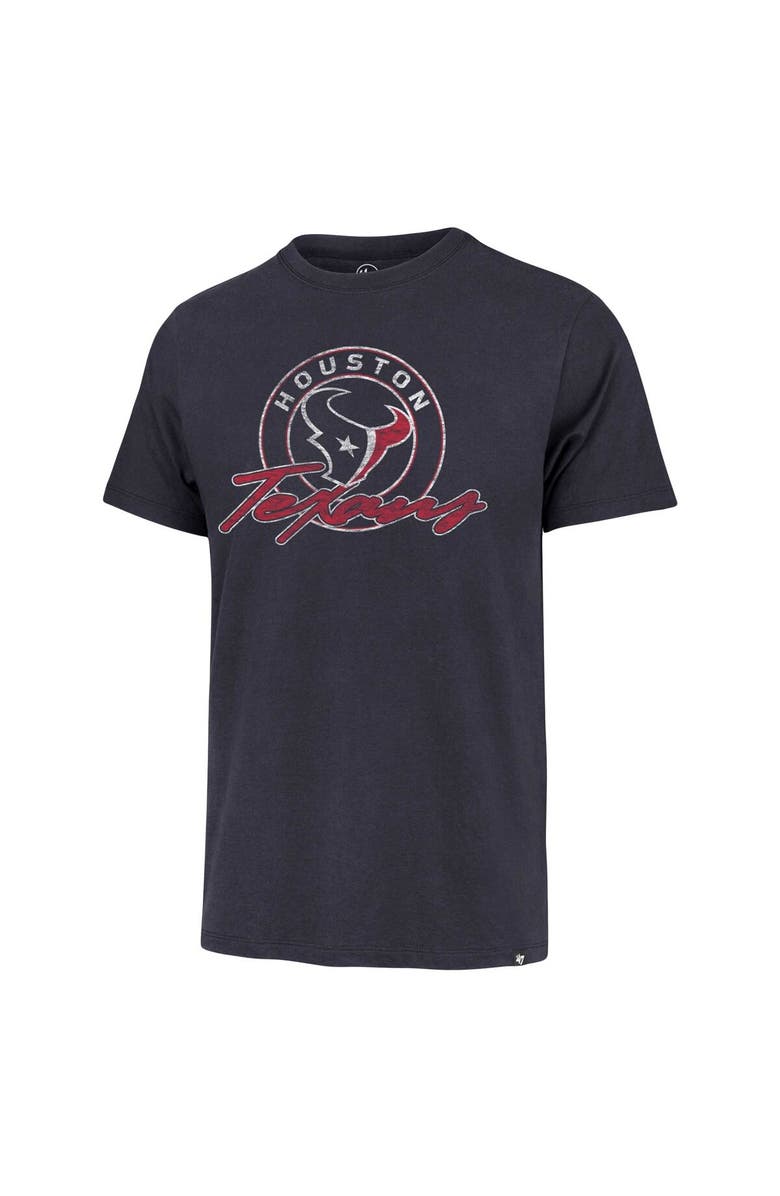 '47 Men's '47 Navy Houston Texans Ringtone Franklin T-Shirt, Alternate, color, Navy