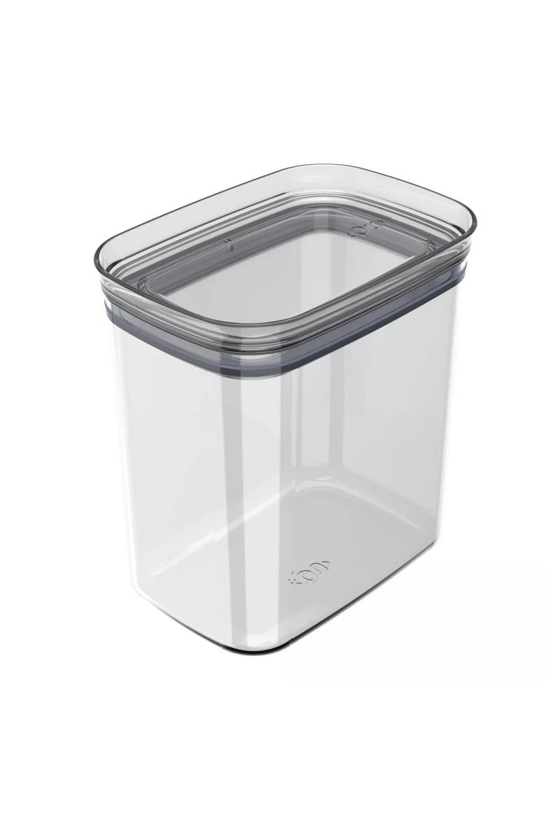 Clear Airtight Stackable Food Storage Container with Leak Proof Lid, Main, color, Clear
