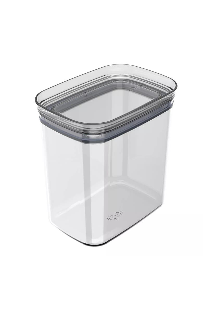 OU Clear Airtight Stackable Food Storage Container with Leak Proof Lid, Main, color, 