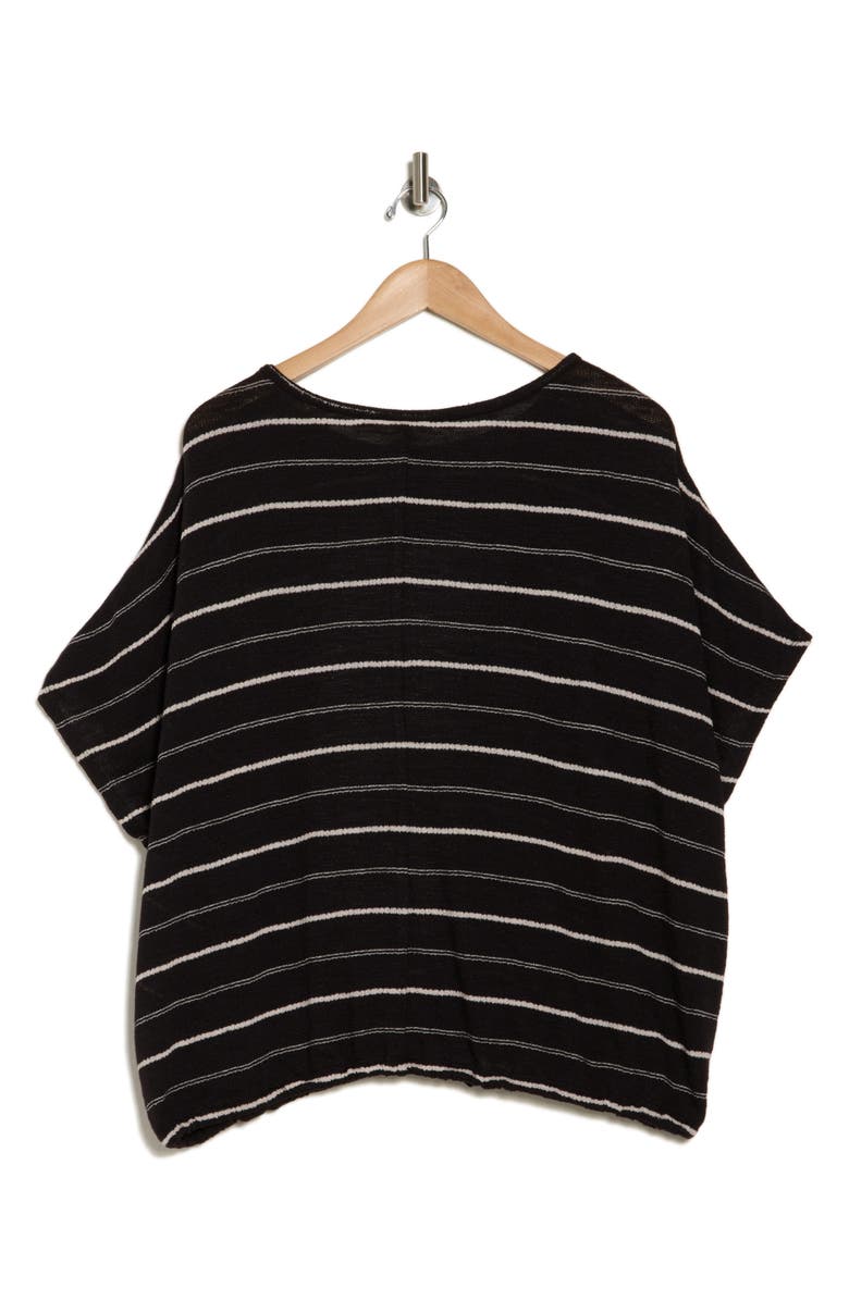 MAX STUDIO Stripe Dolman Sleeve Bubble Hem Top, Alternate, color,