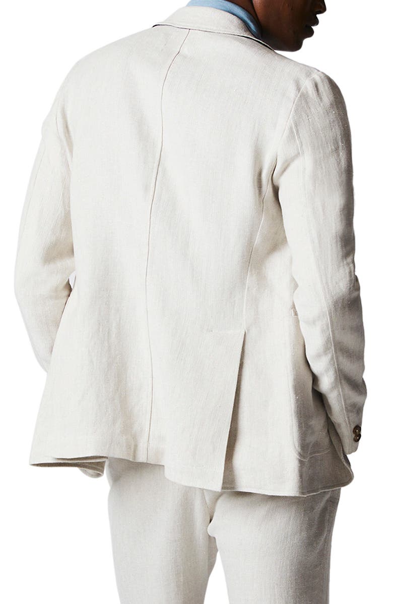 Billy Reid Leo Two-Button Linen Blazer, Alternate, color,