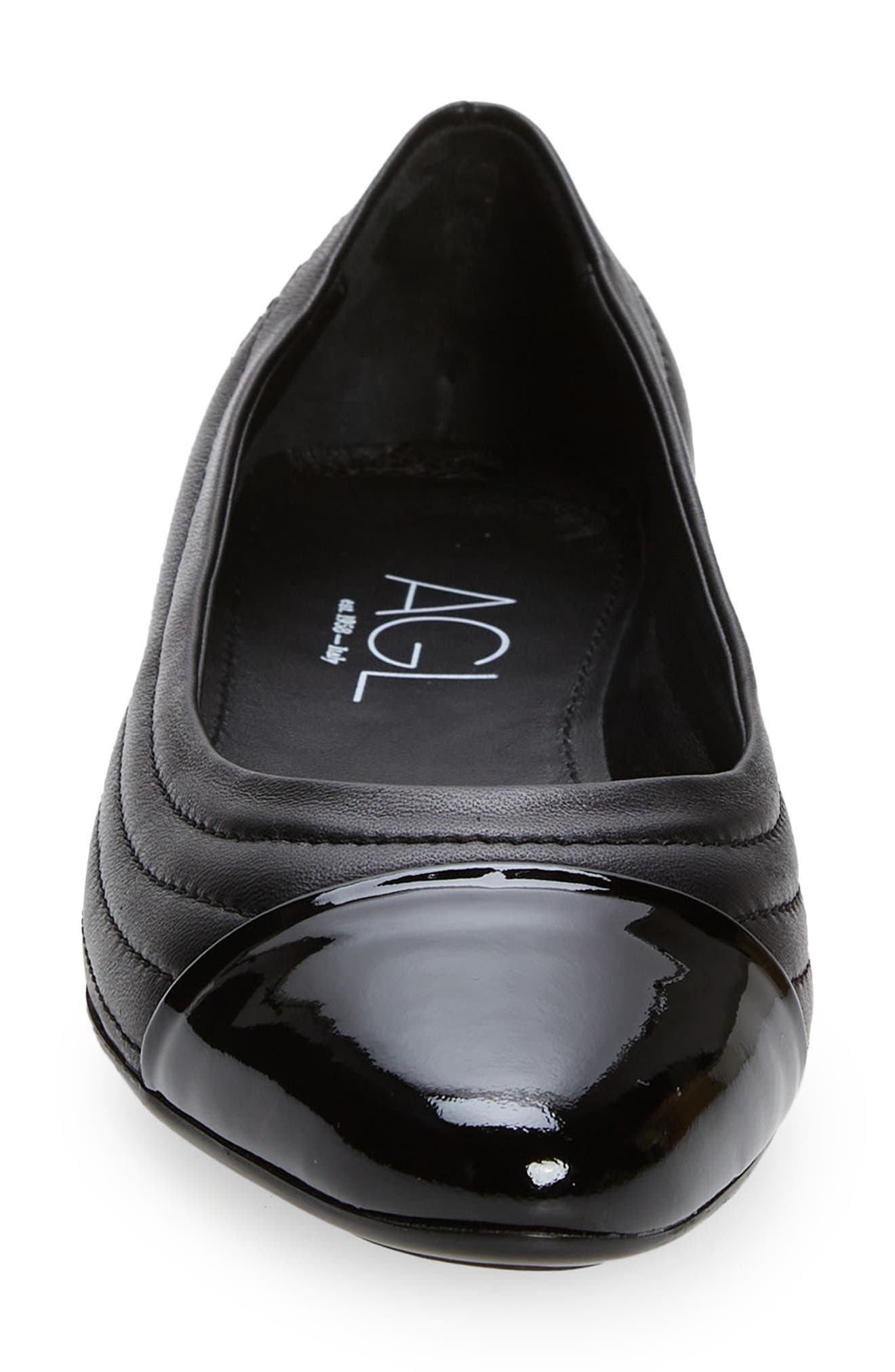 AGL Delicia Cap Toe Flat, Alternate, color, 