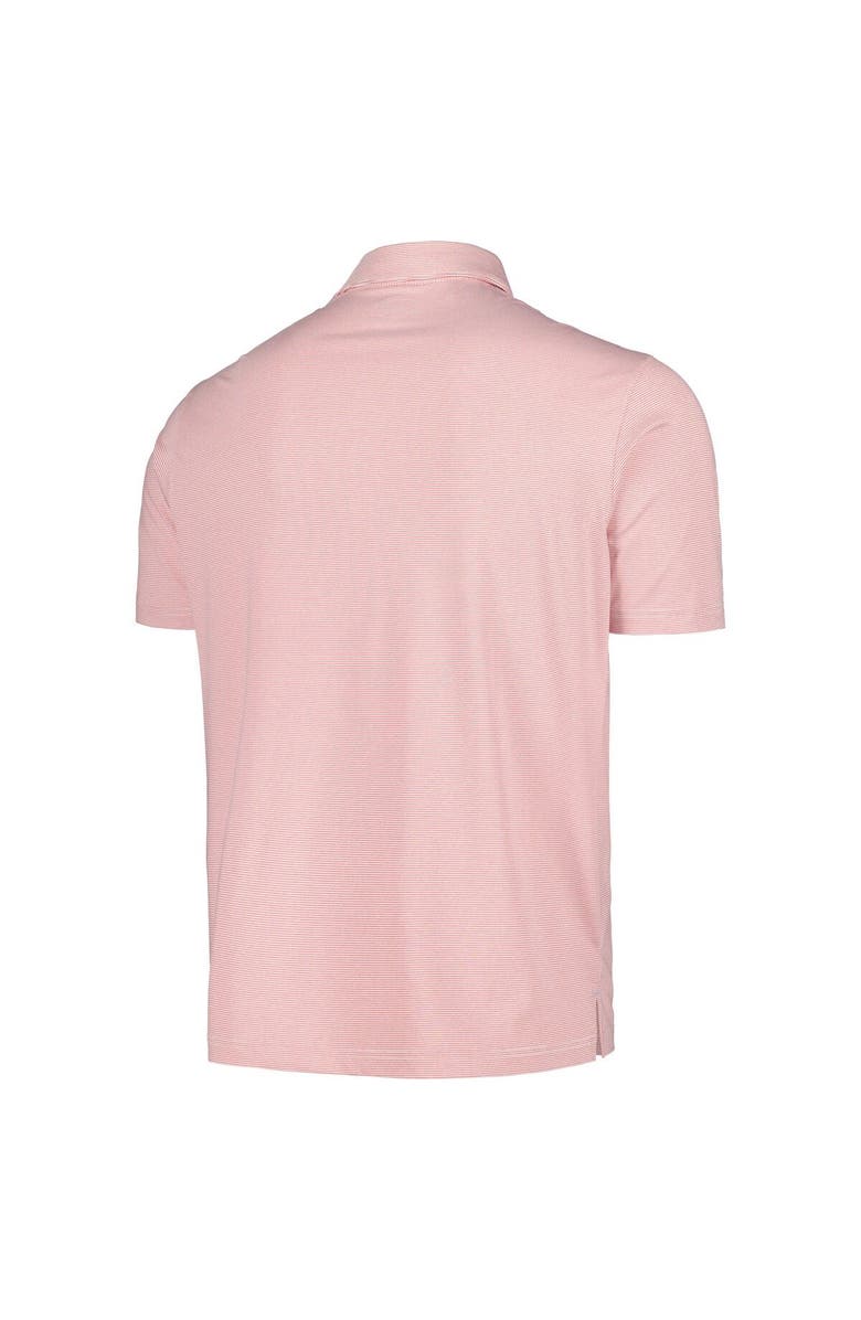 AHEAD Men's Ahead Red WGC-Dell Technologies Match Play Airstream Essential Feed Striped Polo, Alternate, color, Red