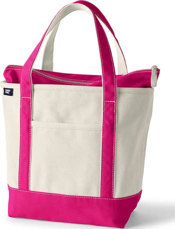 Lands' End Zip Top Canvas Tote Bag | Nordstrom