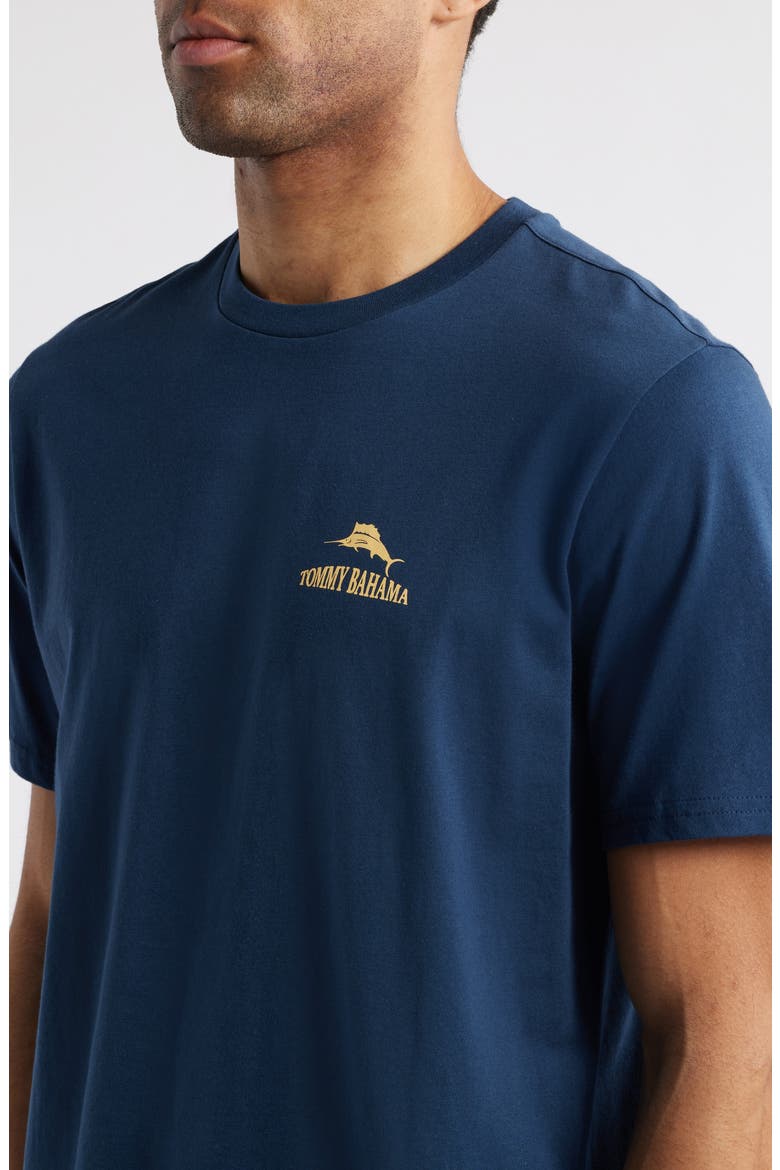 The Beach Is Back Graphic T-Shirt, Alternate, color, NAVY