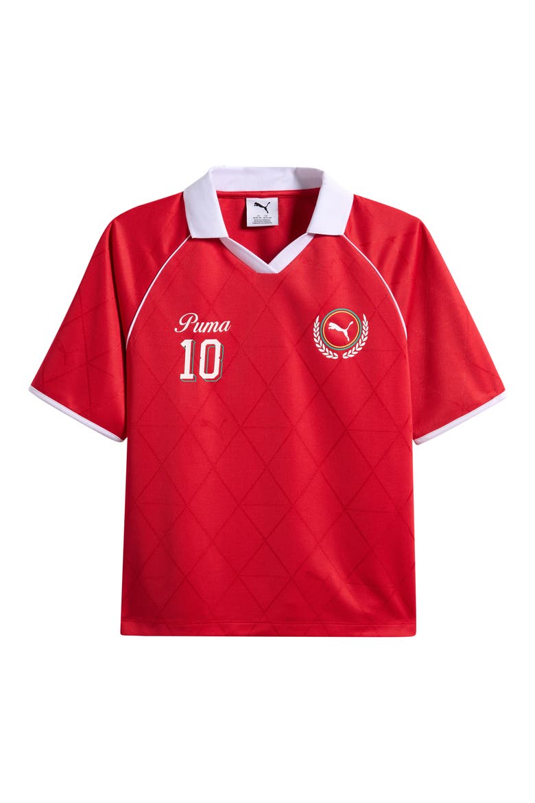 Kids' Raglan Sleeve Rugby Polo, Main, color, MEDIUM RED