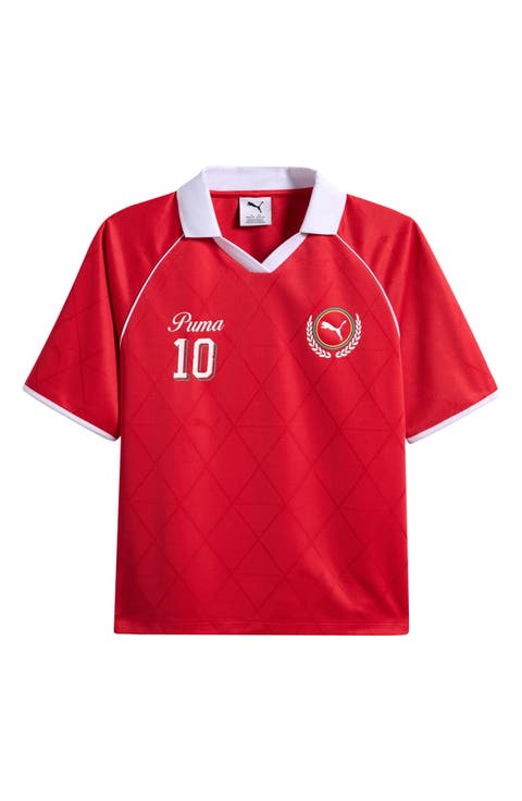 Kids' Raglan Sleeve Rugby Polo (Big Kid)