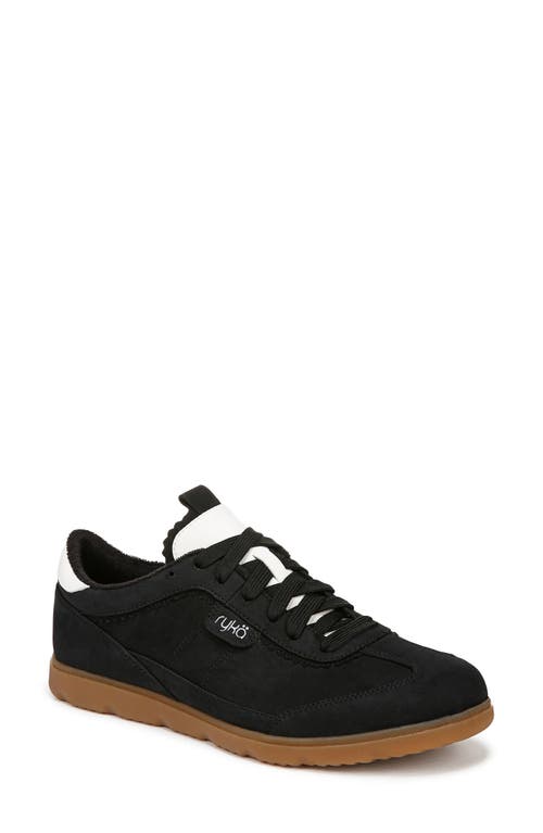 Ryka Women's Effortless Lace Up Court Sneakers In Black