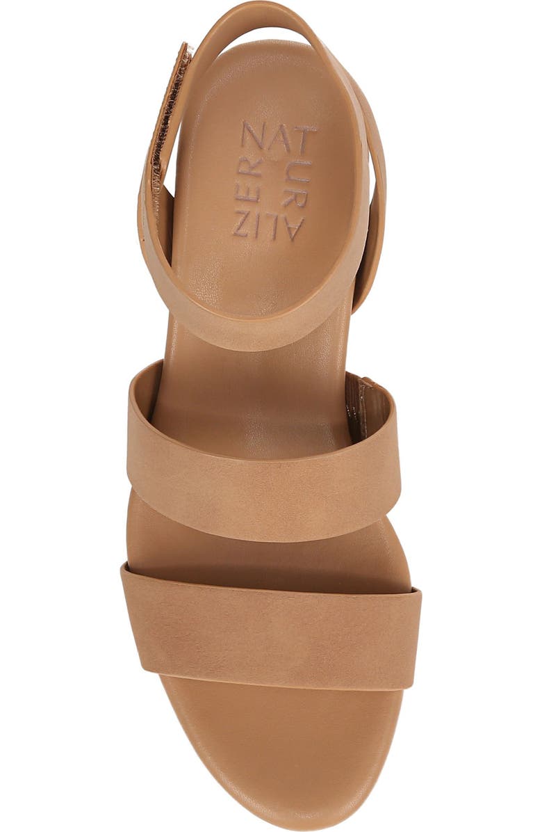 Naturalizer Priya Wedge Sandal, Alternate, color, Cookie Dough Brown