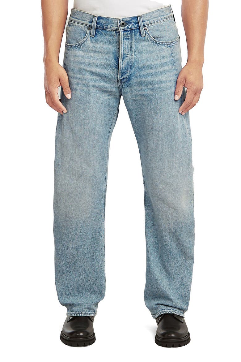 Contor 3D Regular Jeans, Main, color, SUN FADED PACIFIC BLUE