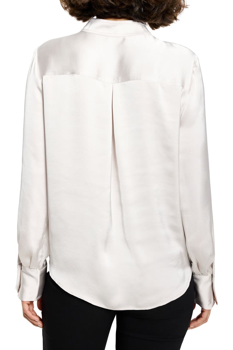 Day Gloss Button-Up Shirt, Alternate, color, SUGAR COOKIE